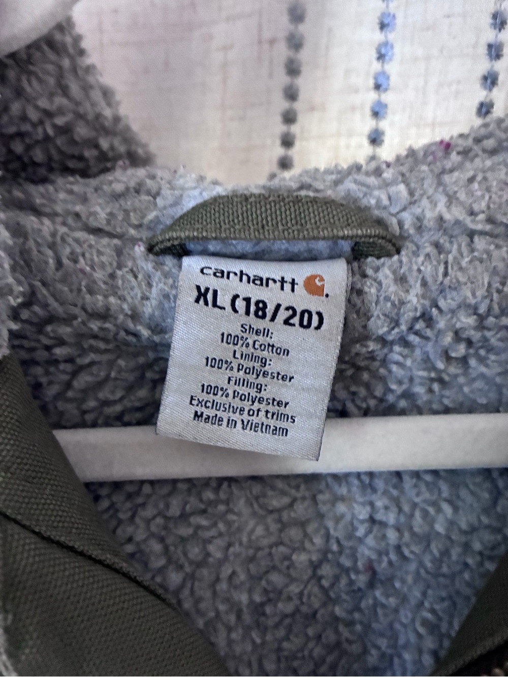 Carhartt Sherpa Lined Sierra Jacket Green XL - Picture 3 of 6